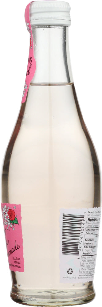 Belvoir: Elderflower And Rose Lemonade Beverage, 8.45 Fl Oz