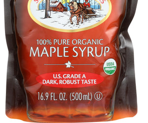 Shady Maple Farm: Organic Maple Syrup Dark Robust, 16.9 Oz