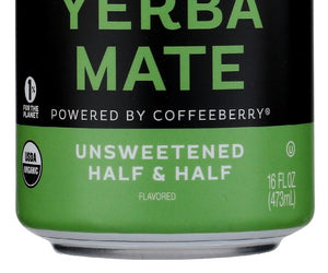 Steaz: Organic Unsweetened Half & Half Yerba Mate, 16 Oz