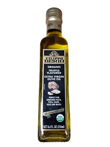 Filippo Berio: Organic Extra Virgin Olive Oil Truffle Flavored, 8.4 Fo