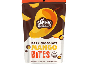 Solento Organics: Dark Chocolate Mango Bites, 4 Oz