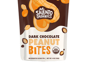 Solento Organics: Dark Chocolate Peanut Bites, 4 Oz