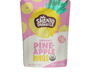 Solento Organics: Dried Pineapple Rings Organic, 3.5 Oz