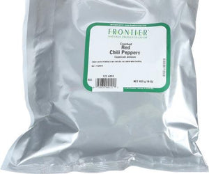 Frontier Herb: Crushed Red Chili Peppers, 16 Oz - RubertOrganics