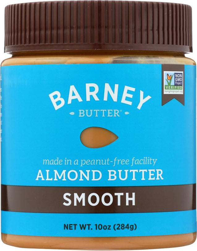 Barney Butter: Almond Butter Smooth, 10 Oz - RubertOrganics
