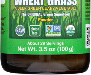 Pines: International Wheat Grass Powder, 3.5 Oz - RubertOrganics