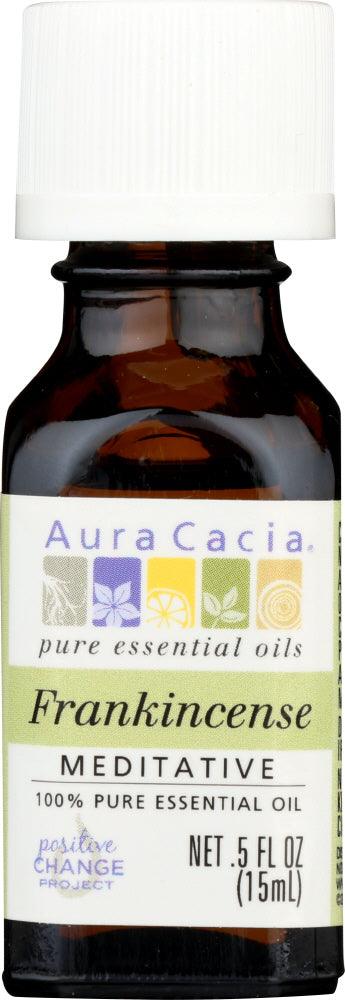 Aura Cacia: 100% Pure Essential Oil Frankincense, 0.5 Oz - RubertOrganics