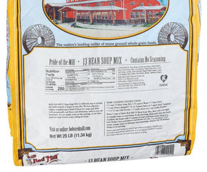 Bob's Red Mill: 13 Bean Soup Mix, 25 Lb - RubertOrganics