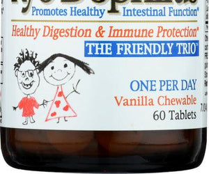 Kyolic: Kid's Kyo-dophilus Chewable Vanilla 1 Billion Cells, 60 Tablets - RubertOrganics