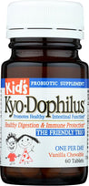 Kyolic: Kid's Kyo-dophilus Chewable Vanilla 1 Billion Cells, 60 Tablets - RubertOrganics