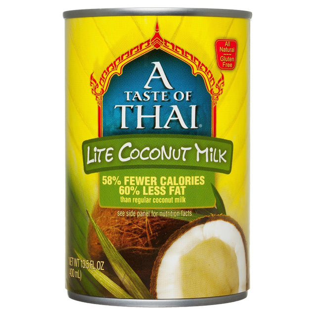 A Taste Of Thai: Coconut Milk Lite Gluten Free, 13.5 Oz