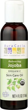 Aura Cacia: Organic Skin Care Oil Balancing Jojoba, 4 Oz