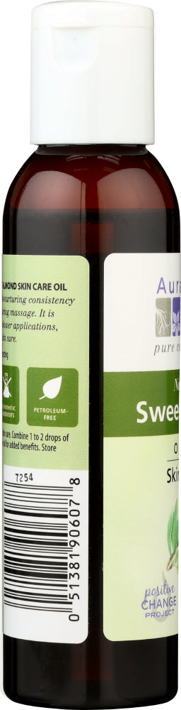 Aura Cacia: Organic Skin Care Oil Nuturing Sweet Almond, 4 Oz