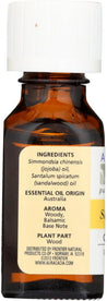 Aura Cacia: Sandalwood In Jojoba Oil, 0.5 Oz - RubertOrganics