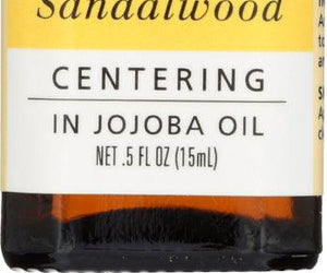 Aura Cacia: Sandalwood In Jojoba Oil, 0.5 Oz - RubertOrganics