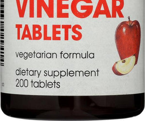 American Health: Apple Cider Vinegar Tablets, 200 Tablets - RubertOrganics