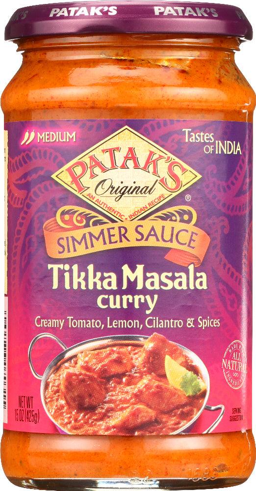 Patak's: Tikka Masala Curry Cooking Sauce, 15 Oz - RubertOrganics