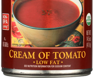 Amy's: Organic Soup Low Fat Cream Of Tomato, 14.5 Oz