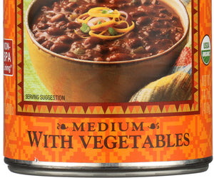 Amy's: Organic Chili Medium With Vegetables, 14.7 Oz