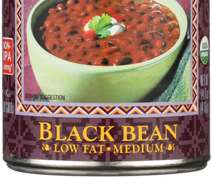 Amy's: Organic Chili Black Bean Low Fat Medium, 14.7 Oz