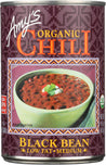 Amy's: Organic Chili Black Bean Low Fat Medium, 14.7 Oz