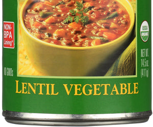 Amy's: Organic Lentil Vegetable Soup, 14.5 Oz