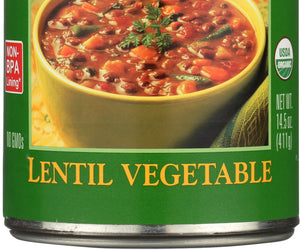 Amy's: Organic Soup Light In Sodium Lentil Vegetable, 14.5 Oz