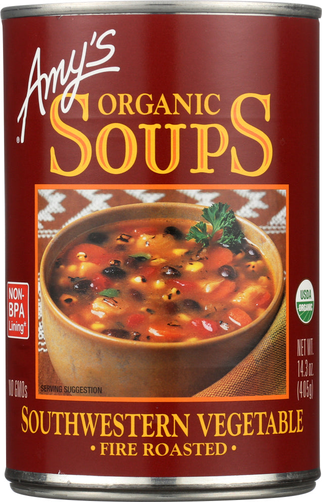 Amy's: Organic Soup Fire Roasted Southwestern Vegetable, 14.3 Oz