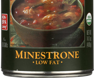 Amy's: Organic Soup Low Fat Minestrone Light In Sodium, 14.1 Oz