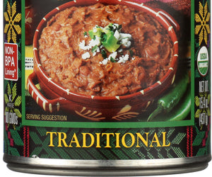 Amy's: Organic Refried Beans Traditional Light In Sodium, 15.4 Oz