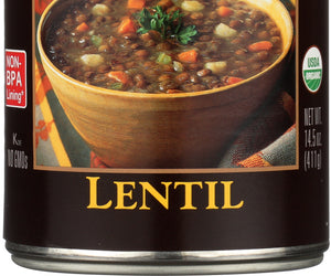 Amy's: Organic Soup Lentil Light In Sodium, 14.5 Oz