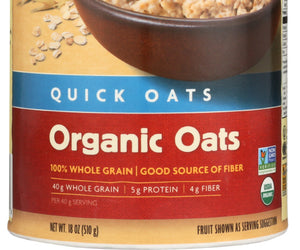 Country Choice: Organic Quick Oats, 18 Oz