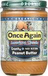 Once Again: Organic American Classic Crunchy Peanut Butter, 16 Oz