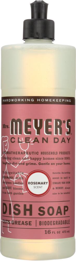 Mrs. Meyer's: Clean Day Liquid Dish Soap Rosemary Scent, 16 Oz - RubertOrganics