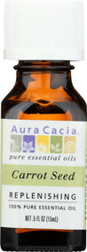 Aura Cacia: 100% Pure Essential Oil Carrot Seed, 0.5 Oz - RubertOrganics