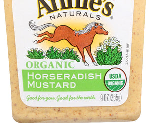 Annie's Naturals: Organic Horseradish Mustard, 9 Oz