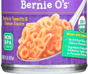 Annie's Homegrown: Organic Bernie O's Pasta In Tomato & Cheese Sauce, 15 Oz