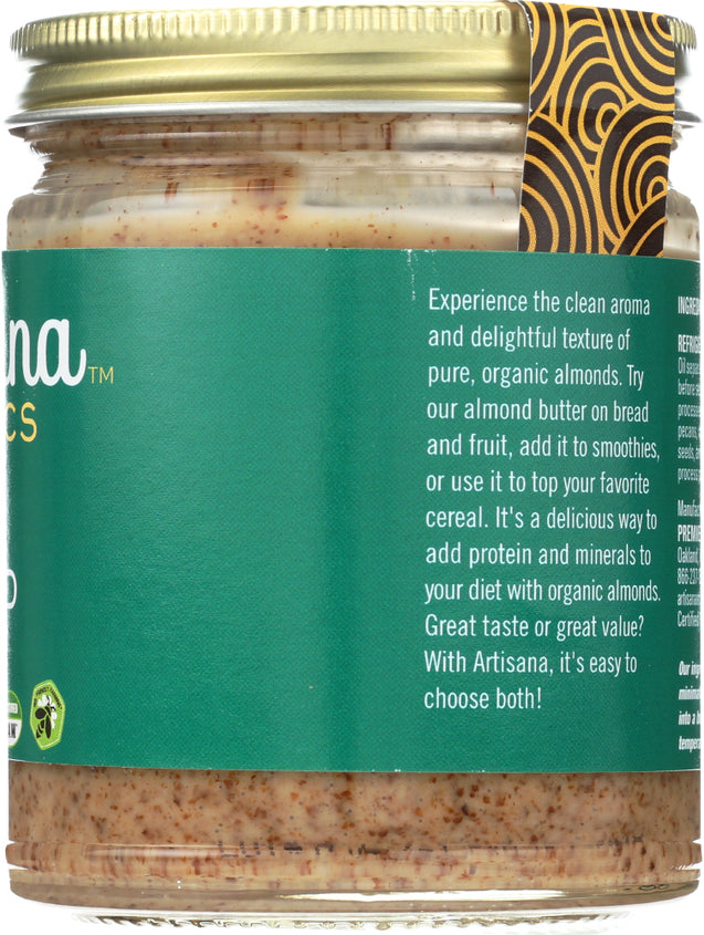 Artisana: Organic Raw Almond Butter, 8 Oz