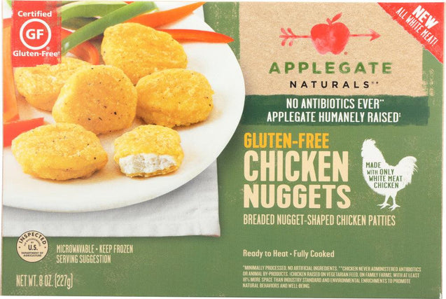 Applegate Naturals:  Gluten Free Chicken Nuggets, 8 Oz - RubertOrganics