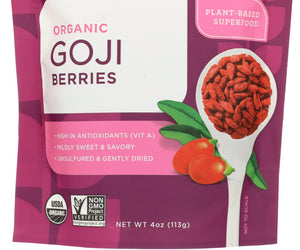 Navitas: Organic Goji Berries, 4 Oz