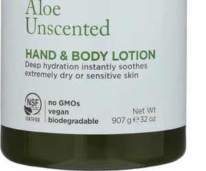 Avalon Organics: Hand & Body Lotion Aloe Unscented, 32 Oz - RubertOrganics