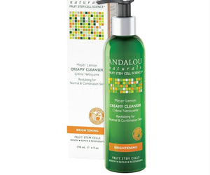 Andalou Naturals: Creamy Cleanser Meyer Lemon Brightening, 6 Oz - RubertOrganics