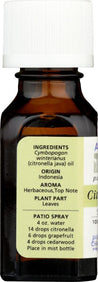 Aura Cacia: 100% Pure Essential Oil Citronella Java, 0.5 Oz - RubertOrganics