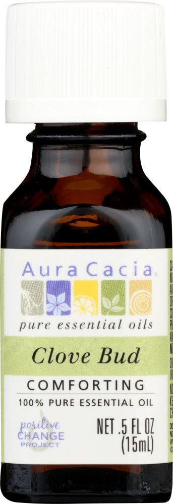 Aura Cacia: 100% Pure Essential Oil Clove Bud, 0.5 Oz - RubertOrganics