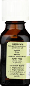 Aura Cacia: 100% Pure Essential Oil Geranium, 0.5 Oz - RubertOrganics