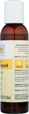Aura Cacia: Natural Skin Care Oil With Vitamin E Nurturing Sweet Almond, 4 Oz - RubertOrganics