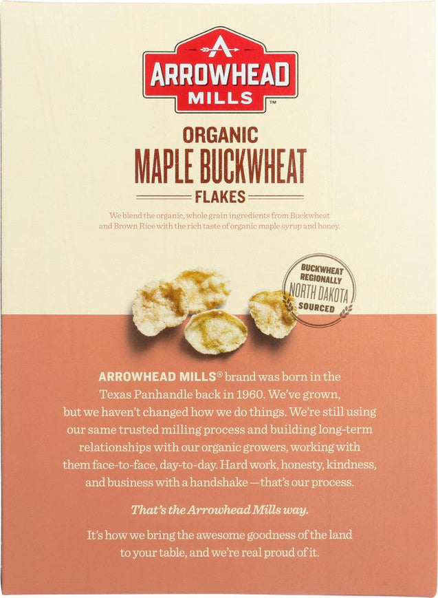 Arrowhead Mills: Organic Maple Buckwheat Flakes Gluten Free, 10 Oz - RubertOrganics