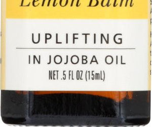 Aura Cacia: Lemon Balm In Jojoba Oil, 0.5 Oz - RubertOrganics