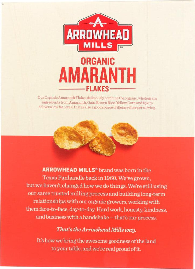 Arrowhead Mills: Organic Amaranth Flakes, 12 Oz - RubertOrganics