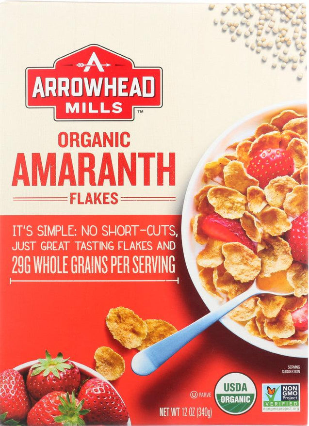 Arrowhead Mills: Organic Amaranth Flakes, 12 Oz - RubertOrganics